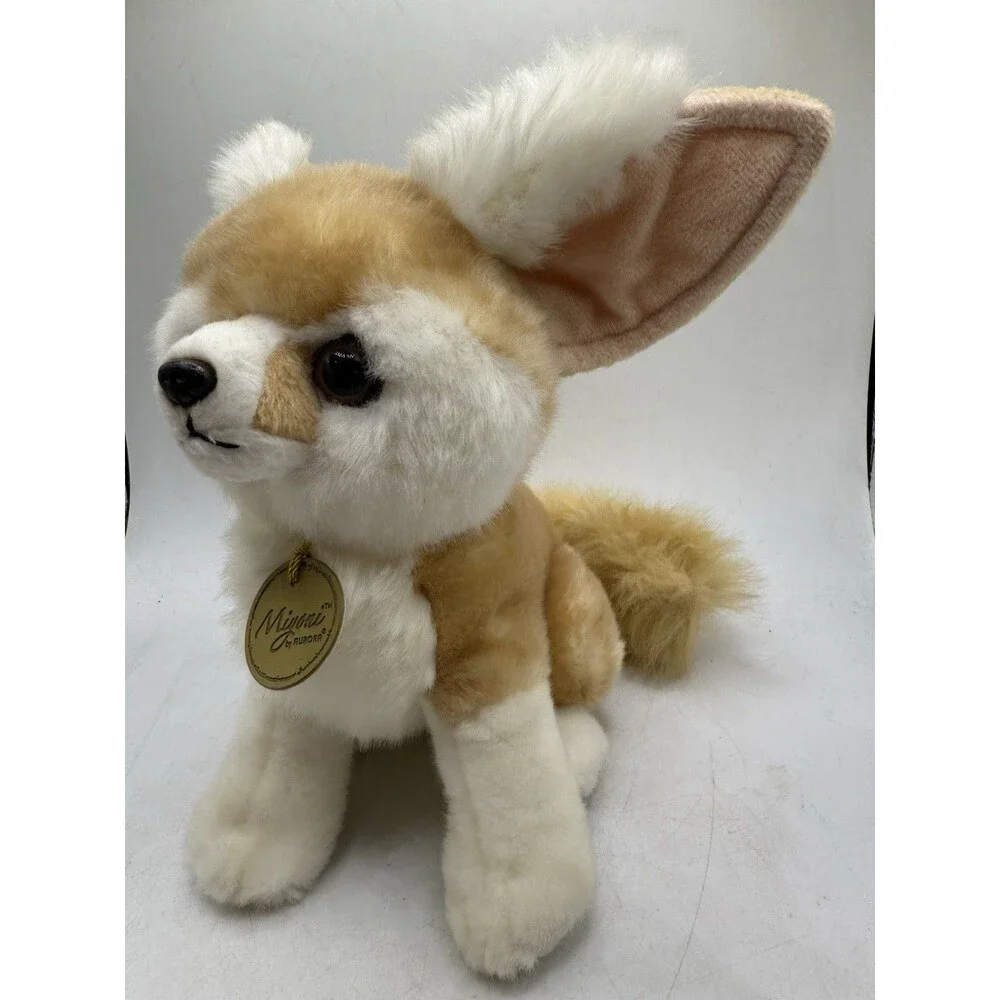Aurora Realistic Miyoni Fennec Fox Stuffed Animal 9” Plush